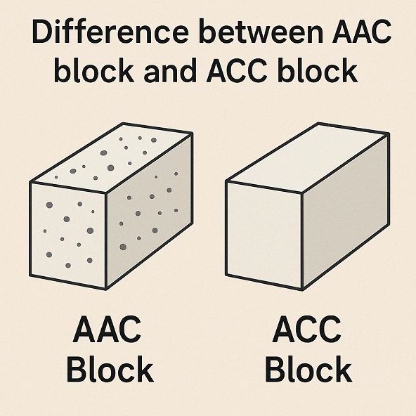 What is difference between AAC block and ACC block