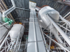 Powder storage silos