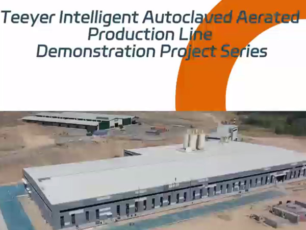 Teeyer Intelligent Autoclaved Aerated Production Line Demonstration Project Series