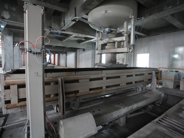 Bubble removing device of Teeyer aac block machine