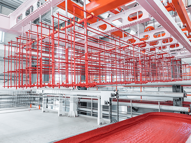 Anticorrosive liquid dipping and drying system