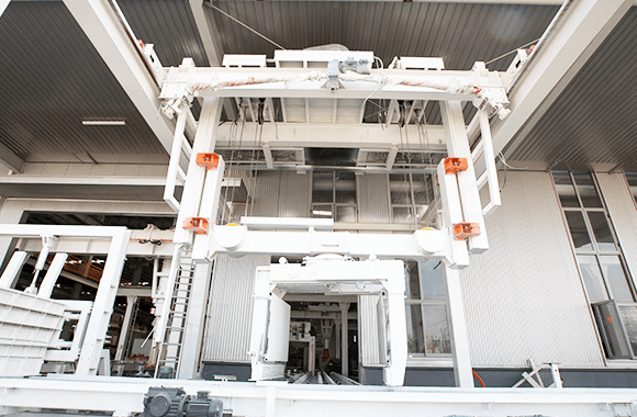 Anti-seismic AAC panel machine