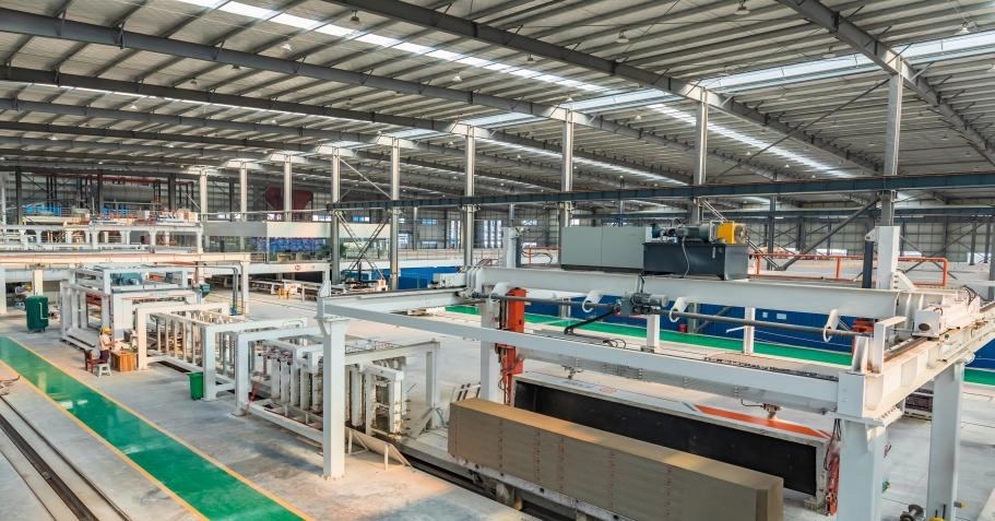 China Taizhou AAC Automatic Lightweight Block & Panel Production Line.webp