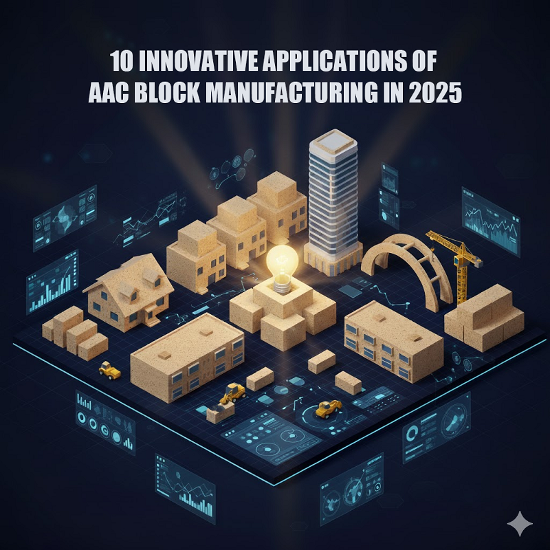 10 Innovative applications of AAC Block Manufacturing in 2025